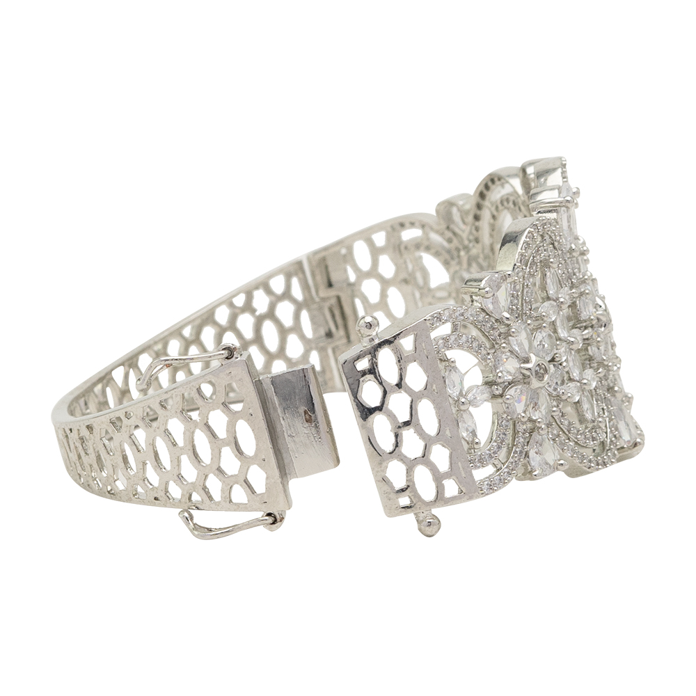 Silver-Tone Cuff Bracelet, In stock!